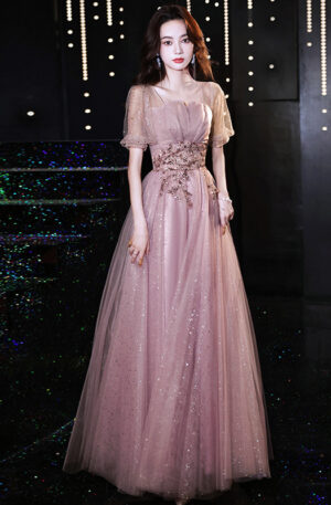 New Birthday Banquet Party Elegant Socialite Host Fairy Slim Evening Dress For Women